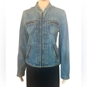 🩷Vintage American Eagle denim jacket zip up women’s sz Medium